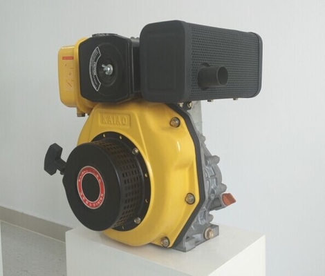 Pequeño motor diesel 1500rpm del cilindro profesional 3.68kva uno con el arrancador del retroceso
