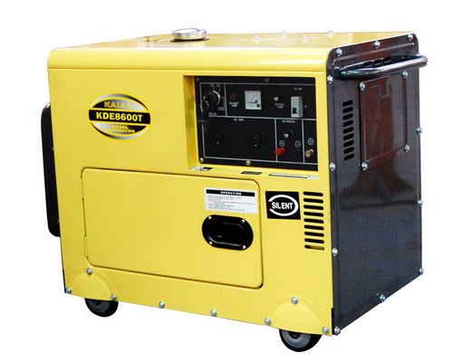 Sistema de generador diesel reservado bajo del sistema de alarma del aceite pequeño con el motor de KA188F