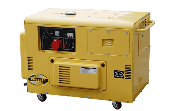 50HZ triplican los pequeños generadores diesel de la fase para la copia de seguridad casera, generador diesel silencioso 10kva