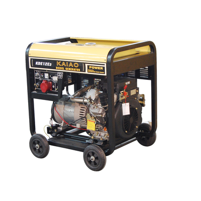 Certificación diesel del CE ISO del generador 10kva 3600rpm del cilindro del marco abierto 2