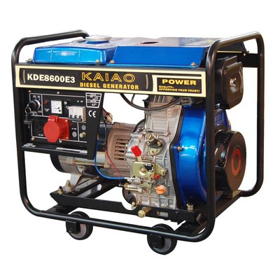 Los generadores diesel del marco abierto de KDE8600E3 7.5kva, 3 organizan el generador diesel