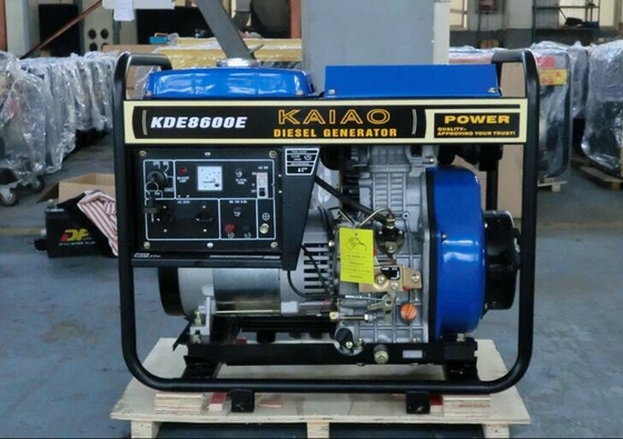 arrancador diesel del retroceso de los generadores del marco abierto de 60hz 6kva 3600rpm para la fábrica/la construcción