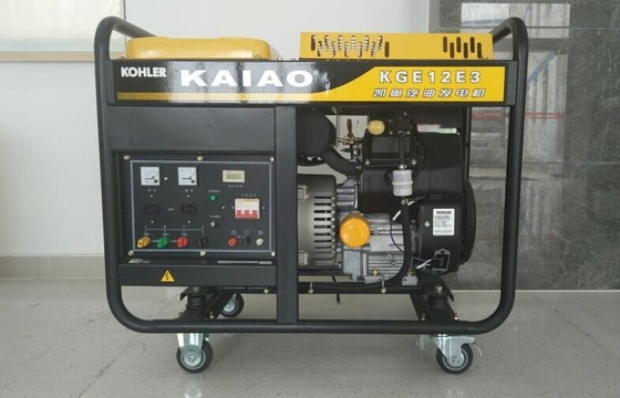 consumo de combustible bajo KGE12E3 del generador portátil de motor con gasolina 12kva