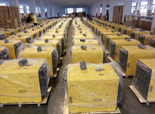 Generadores diesel silenciosos 2KW - 10KW CA KDE6500T del comienzo de la llave la monofásico pequeños