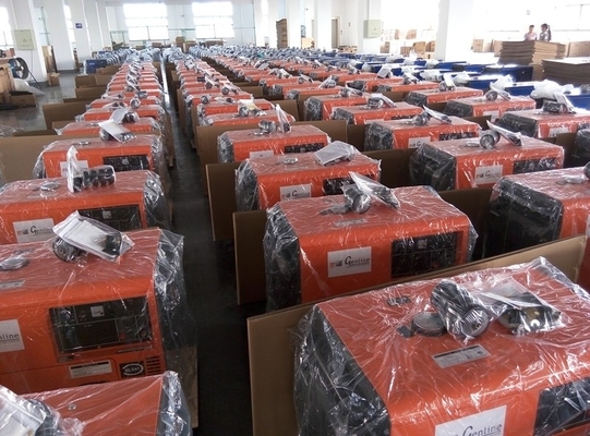 Sistema económico en combustible de la excitación generador ultra silencioso incluido AVR de la tienda del pequeño