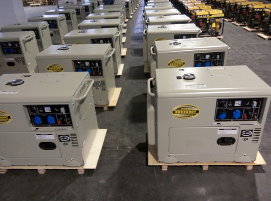 1 fase generador diesel de 6000 vatios, generadores de reserva diesel para el hogar