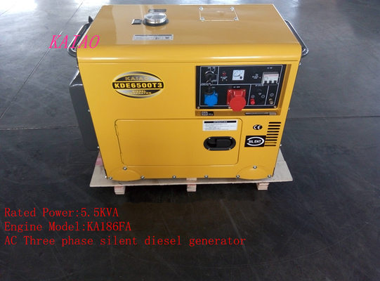 5KVA pequeños generadores espera diesel residenciales, generador diesel de poco ruido