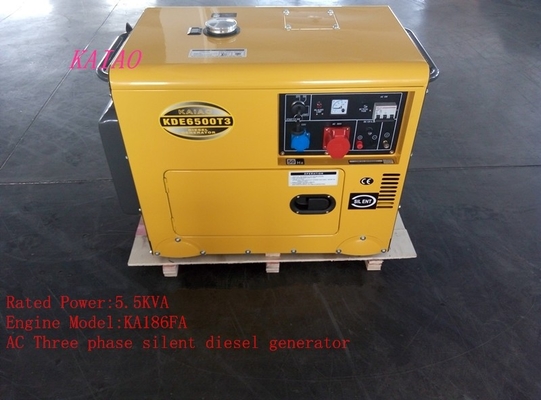 5KVA pequeños generadores espera diesel residenciales, generador diesel de poco ruido