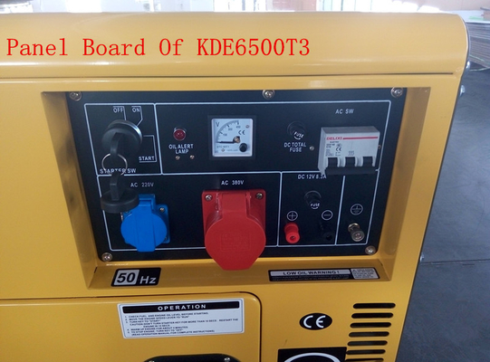 5KVA pequeños generadores espera diesel residenciales, generador diesel de poco ruido