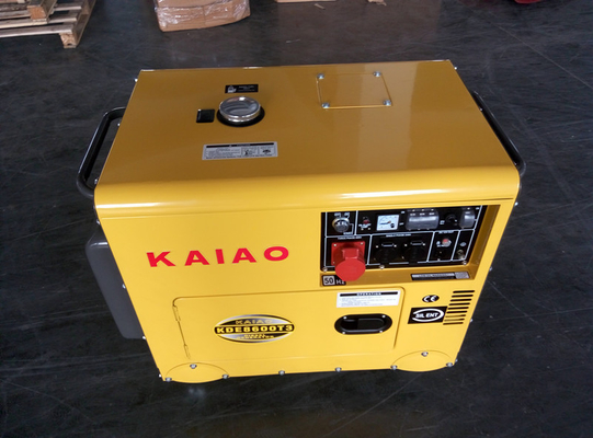 Aduana 7KVA 3 pequeños generadores diesel de la fase, pequeño generador diesel reservado