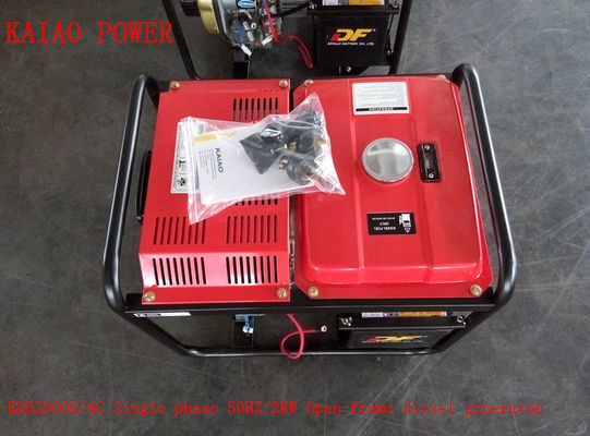 pequeño diesel del generador del soldador de 220V 230V 3000W con el tablero del panel ordinario