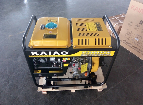 Generadores diesel KDE6500EW del sistema de generador de la soldadura pequeños 12 meses de garantía
