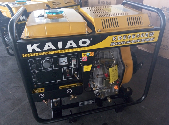 Generadores diesel KDE6500EW del sistema de generador de la soldadura pequeños 12 meses de garantía
