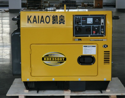3KW pequeño generador diesel silencioso, generadores diesel espera para el hogar