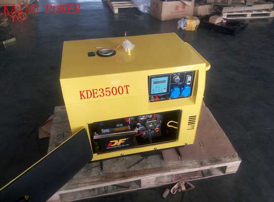 3KW pequeño generador diesel silencioso, generadores diesel espera para el hogar
