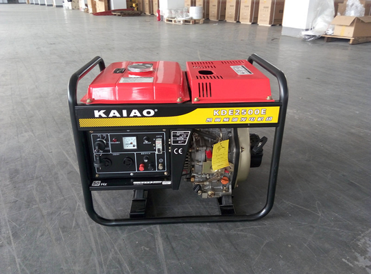 Pequeña 2000 eficacia del combustible portátil del generador diesel del vatio 3000 RPM 50HZ 60HZ
