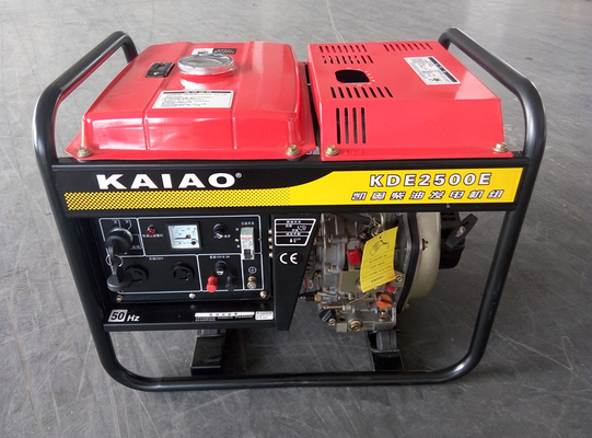 Pequeña 2000 eficacia del combustible portátil del generador diesel del vatio 3000 RPM 50HZ 60HZ