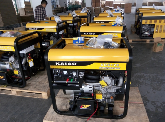 Accione completamente los generadores diesel 10KW del marco abierto de la salida con de poco ruido/el buen funcionamiento