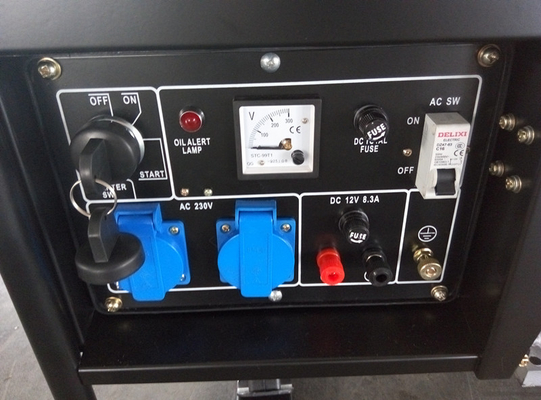 Poder máximo diesel abierto del generador 3KW la monofásico de la CA, 640*480*530m m