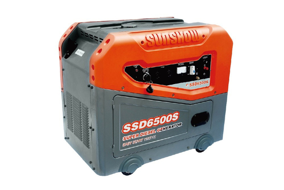 Unidad de generador de diesel silencioso profesional de 5 kW para la escuela