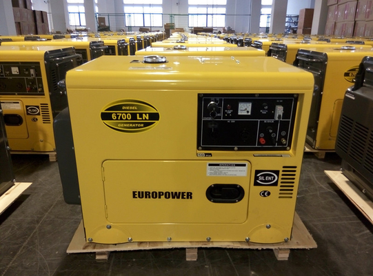 Unidad de generador de diesel silencioso profesional de 5 kW para la escuela