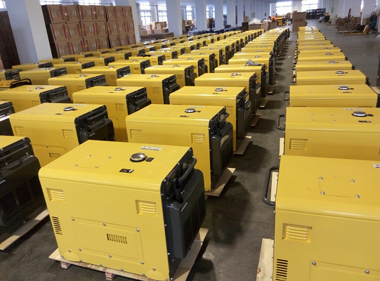 Unidad de generador de diesel silencioso profesional de 5 kW para la escuela