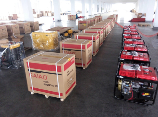 Generador compacto de diesel, generador de arranque eléctrico de 5 kW con refrigeración por aire profesional