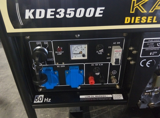 Pequeños generadores diesel del combustible bajo 50/60HZ menos ingeniería y programación