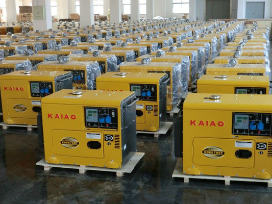 Generador diesel silencioso portátil 3KW con voltaje constante autoexcitado del AVR