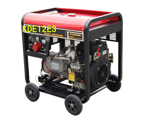 generadores diesel trifásicos del marco abierto de la CA 12KVA con el sistema eléctrico del comienzo