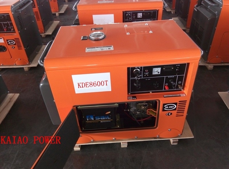 Sistema económico en combustible de la excitación generador ultra silencioso incluido AVR de la tienda del pequeño