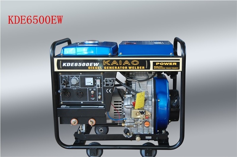 Monofásico de la CA del generador diesel 2KW del soldador del marco abierto de DC180A para el hogar