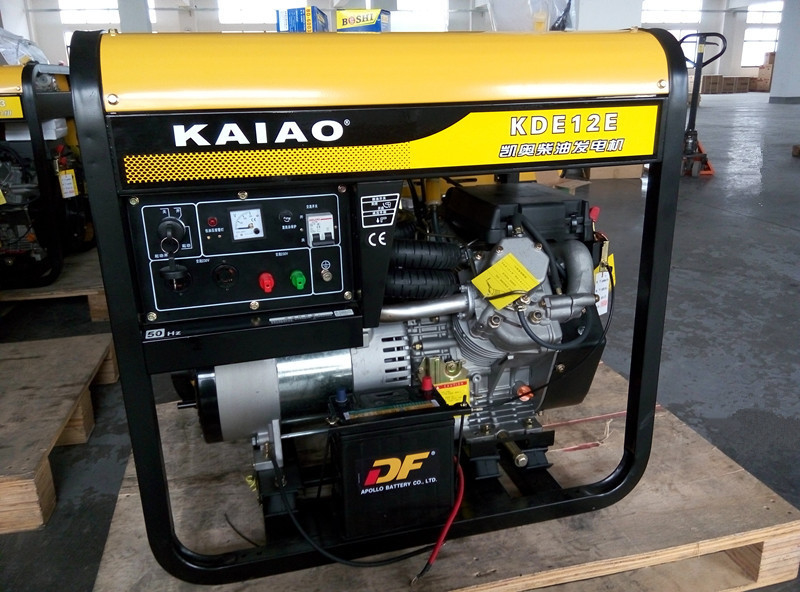 Accione completamente los generadores diesel 10KW del marco abierto de la salida con de poco ruido/el buen funcionamiento