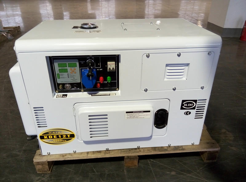 KDE12T Generador portátil de diesel de 8 kW, generador de motor diesel con arranque eléctrico